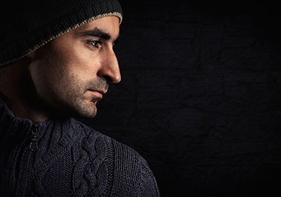 Man with self esteem issues